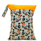Reusable Waterproof Wet Bag with Zipper – 2 Pockets, 30x40cm Waterproof Wet Bag Richie's Fox