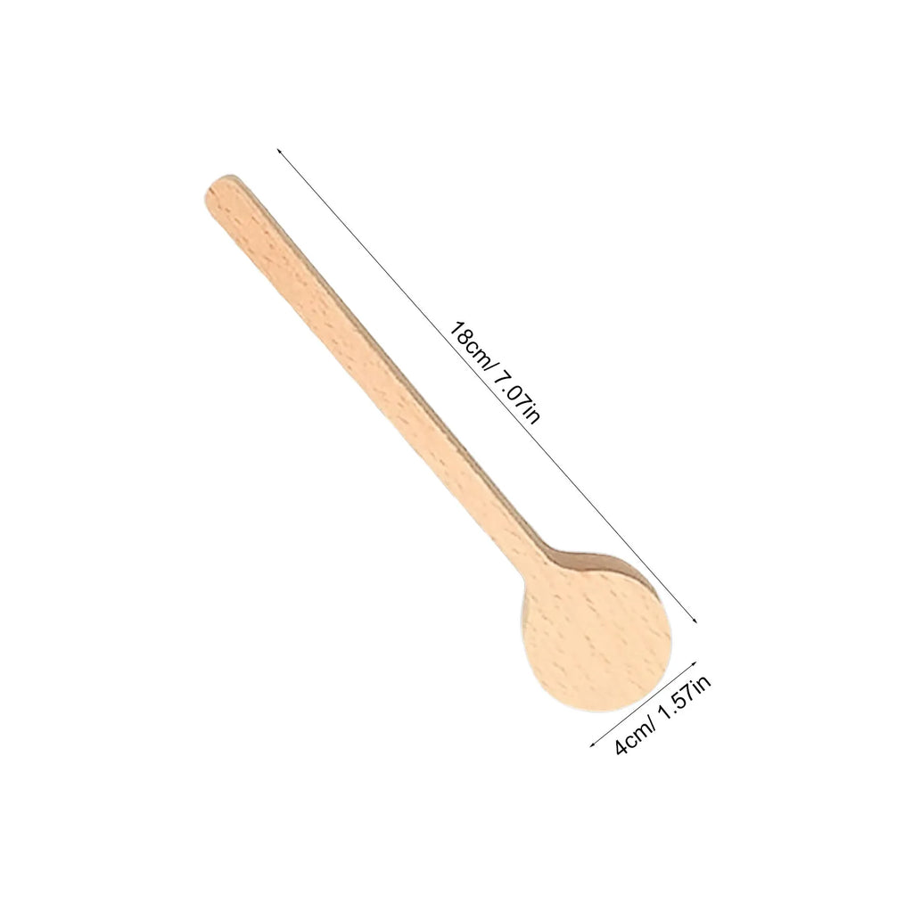 Handmade Elm Wood Spoon – Long Handle Kitchen Cutlery Wooden Kitchen Spoon Richie's