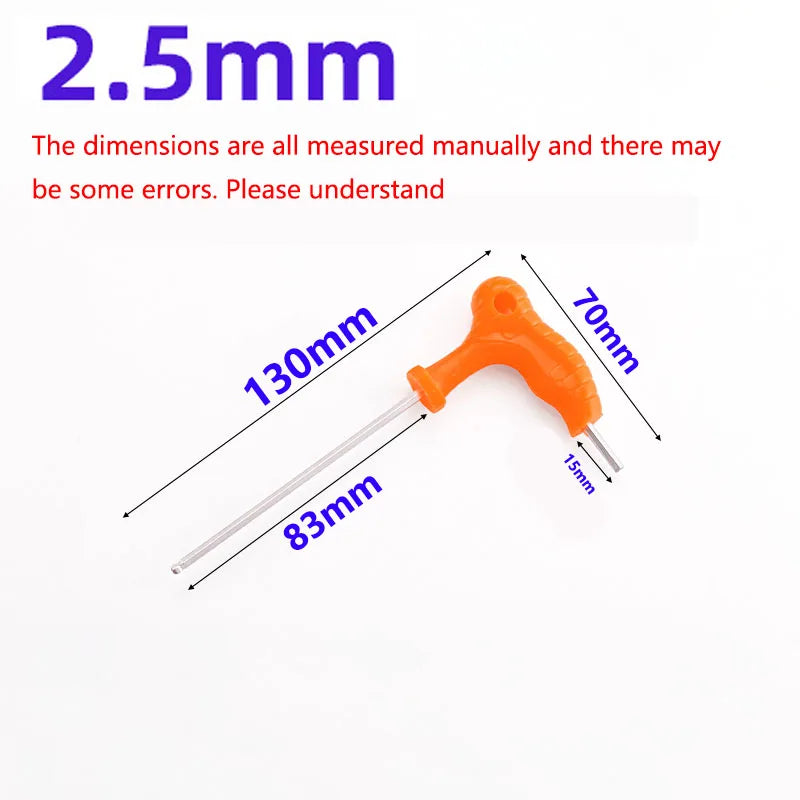 T-Handle Allen Wrench Set 2.5–14mm Metric Hex Keys | 9-Piece Hex Key Wrench Set Richie's 2.5mm