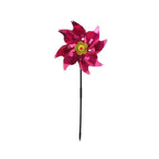 Reflective Bird Repeller Pinwheel Windmill Spinner Garden Decor Bird Deterrent Spinner Richie's rose red