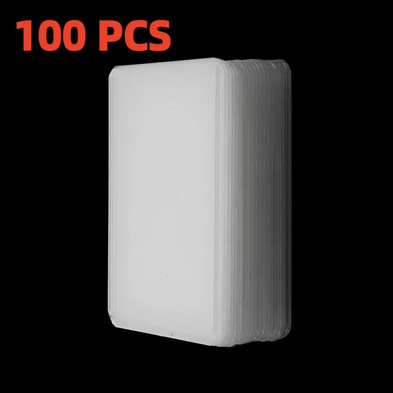PVC Trading Card Top Loaders Hard Plastic Sleeves 20–100 Pack Card Top Loaders Richie's 100Pcs vertical