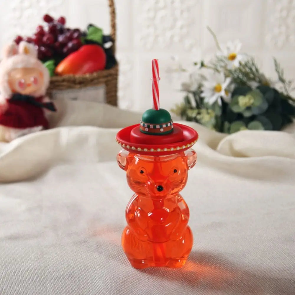 Mouse Glass Cup with Lid & Straw – Cute Borosilicate Mug Glass Novelty Mug Richie's