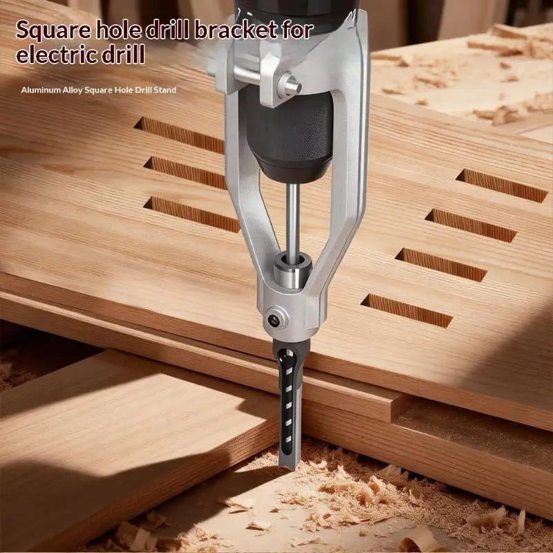 Square Hole Drill Bit Set – Wood Chisel Adapter 1/4Pcs Woodworking Drill Bit Set Richie's