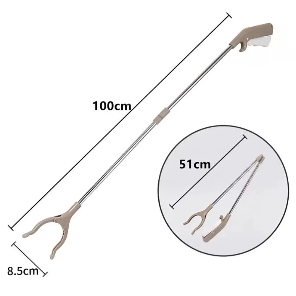 Foldable Long Reach Grabber – Stainless Steel Pickup Claw Reach Grabber Tool Richie's 100cm