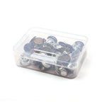 40 Pcs Replacement Jean Buttons Rivets Bulk Set – Iron Silver Clothing Buttons Set Richie's