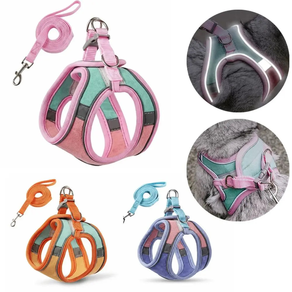 Soft Vest Cat Harness Adjustable Escape Proof Dog Leash S/M/L Pet Vest Harness Richie's