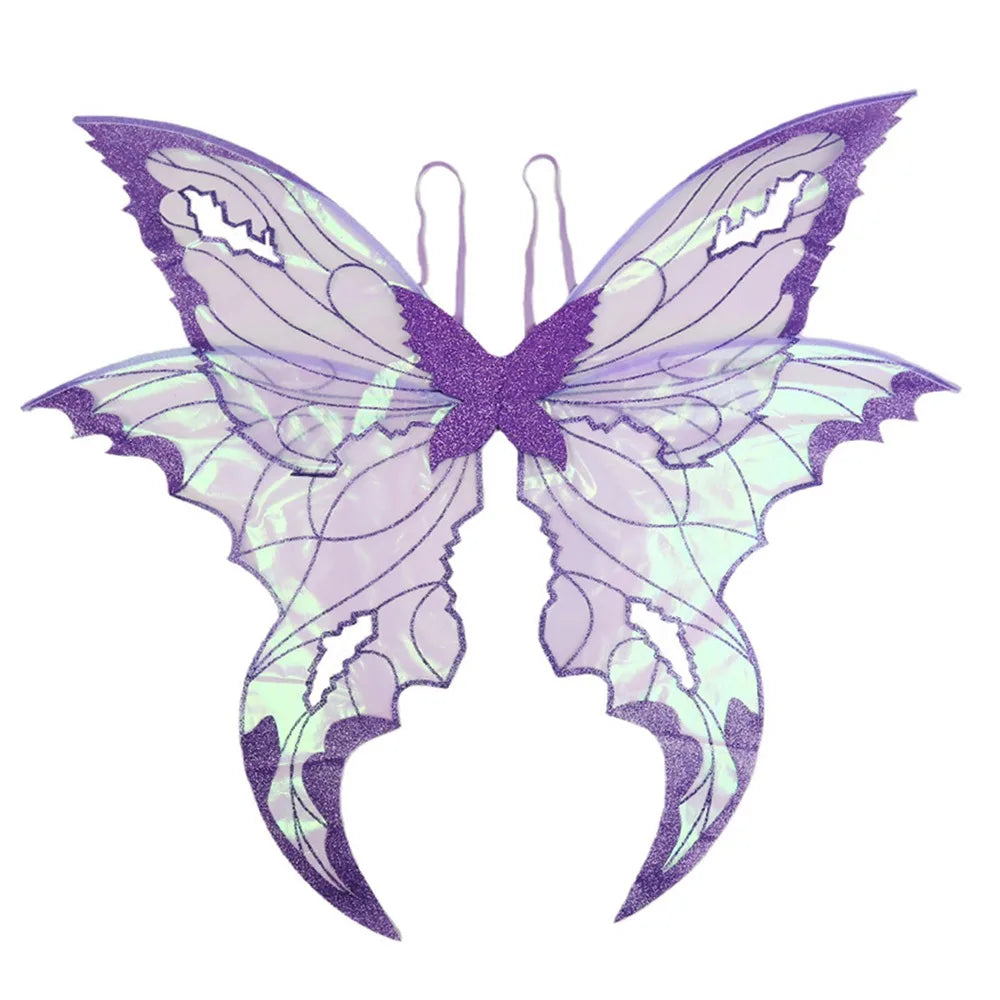 Sparkling Fairy Butterfly Wings Costume for Women & Girls Costume Wings Richie's Purple