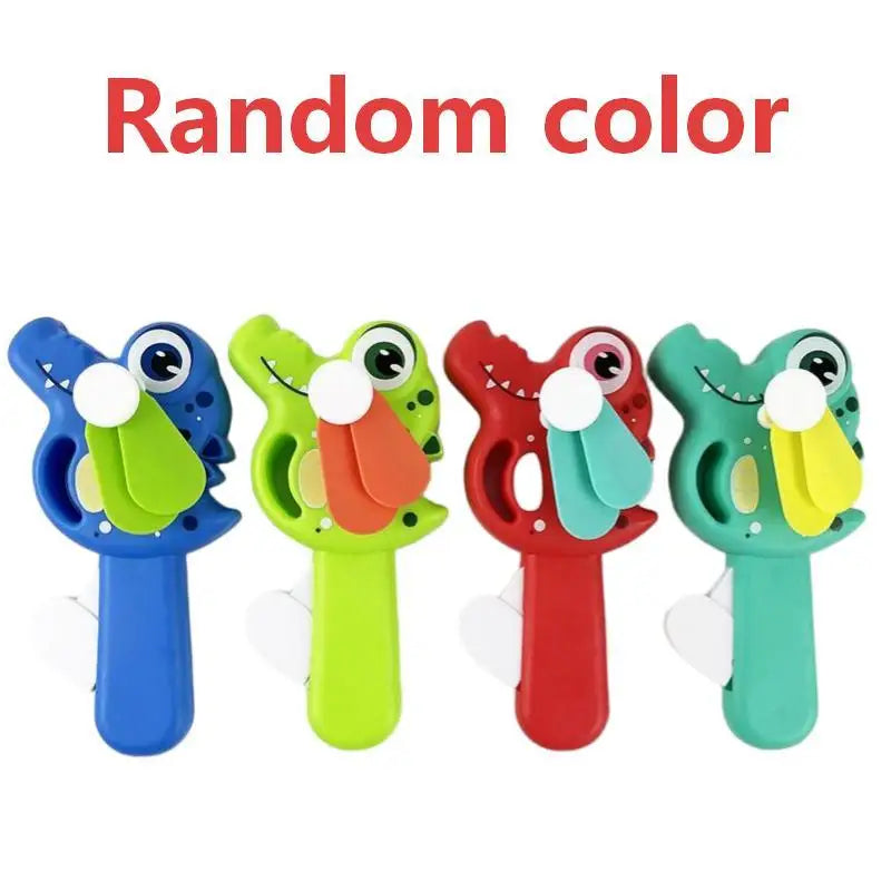 Donut Manual Hand Press Fan – Portable Mini Cooling Fan Manual Cooling Fan Richie's A10-1pc random