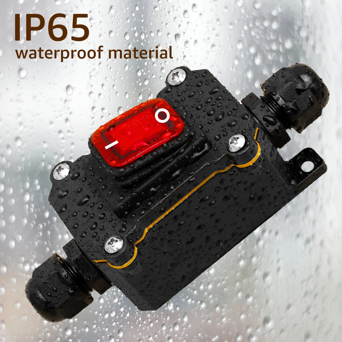 IP65 Inline Power Cord Switch Box 20A 110V-220V Outdoor Inline Cord Switch Richie's