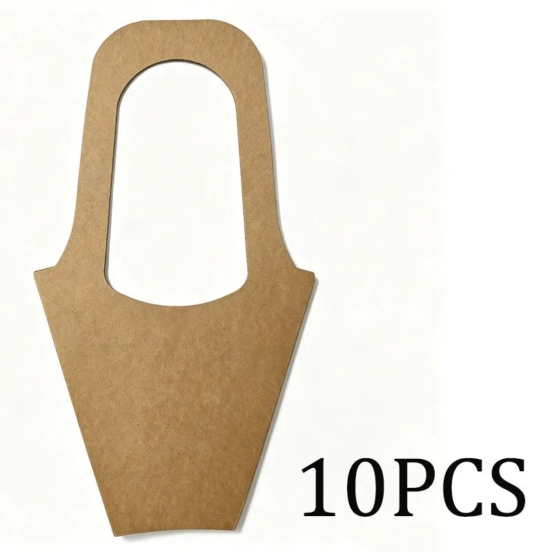Kraft Paper Rose Flower Holder Bags – Weddings & Events Flower Presentation Bag Richie's 10PCS 35x19x7.5cm