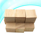 10Pcs 2cm Natural Pine Wooden Cubes – DIY Craft Blocks Wood Craft Blocks Richie's