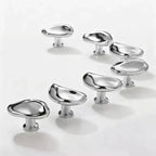 Zinc Alloy Cabinet Drawer Handle – Bright Silver Single Hole Cabinet Drawer Handle Richie's