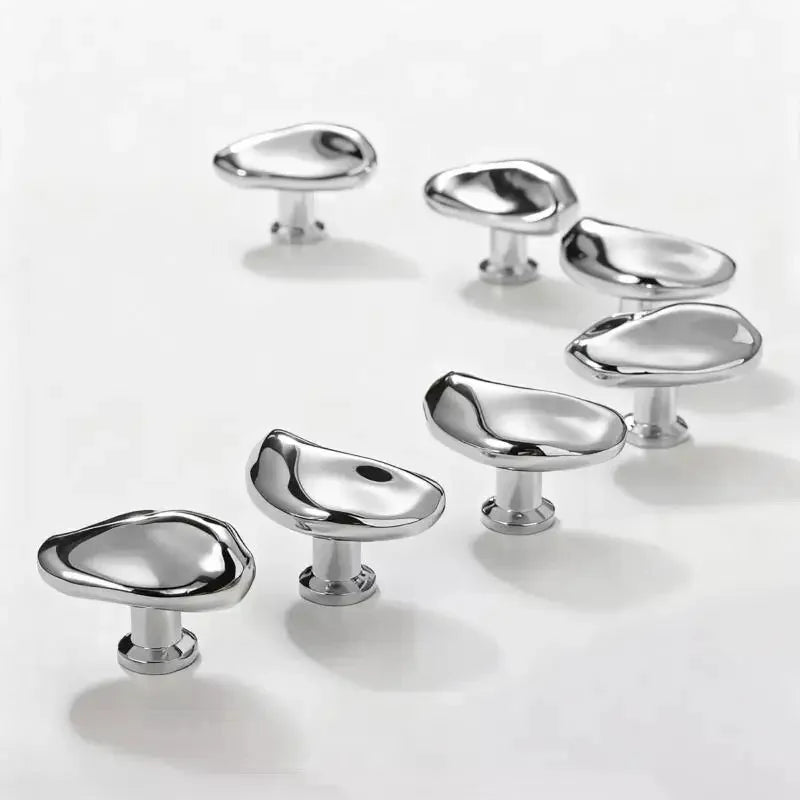 Zinc Alloy Cabinet Drawer Handle – Bright Silver Single Hole Cabinet Drawer Handle Richie's