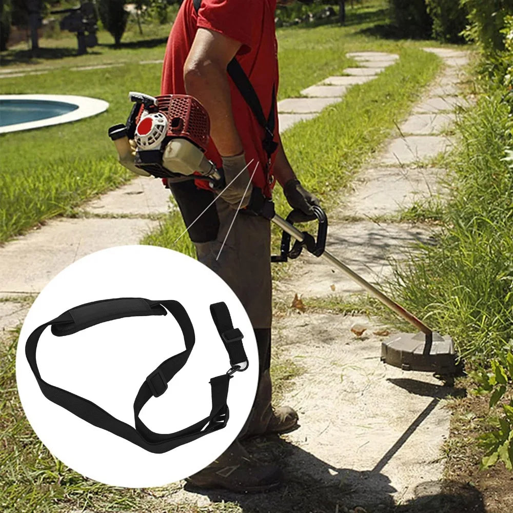 Adjustable Padded Nylon Shoulder Strap – Lawn Mower & Trimmer Tool Carrying Strap Richie's