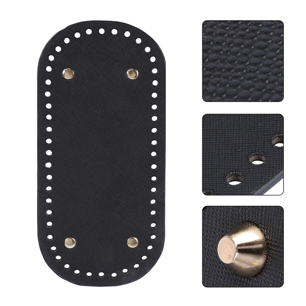 PU Oval Bag Bottom Shaper Pad – DIY Crochet Purse Base Insert Bag Base Shaper Richie's