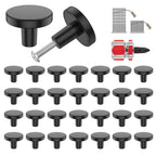 30Pcs Matte Black Cabinet Knobs – Zinc Alloy Drawer Pulls Cabinet Knobs Set Richie's