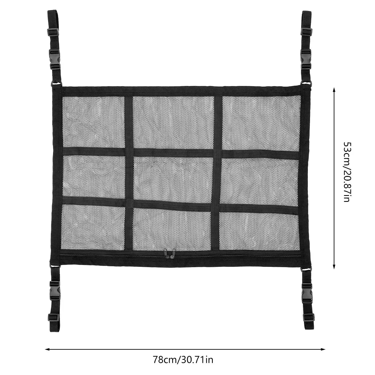 Triangular Car Ceiling Cargo Net – SUV Roof Organizer 80×55cm Car Roof Cargo Net Richie's 53x78cm 1pc