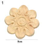 Floral Wood Carved Appliques – Decorative Furniture Corner Accents Wood Carved Applique Richie's 1