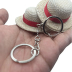 2pcs Anime Straw Hat Keychain Handmade Bag Charm Gift Set Anime Bag Charm Richie's