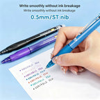 7-Piece Glitter Erasable Gel Pens – 0.5mm Multicolor Fine Nib Erasable Gel Pens Richie's