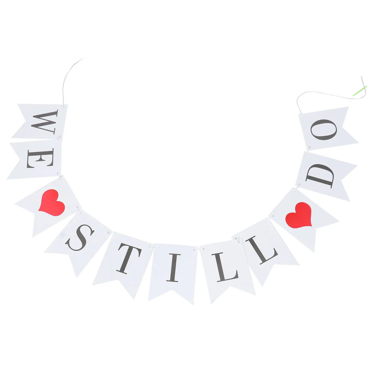 "We Still Do" Swallowtail Paper Banner – Wedding Anniversary Party Bunting Banner Richie's Default Title