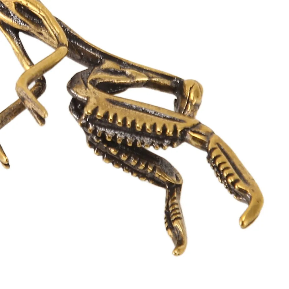 Solid Copper Praying Mantis Figurine Brass Collectible Ornament Copper Figurine Richie's
