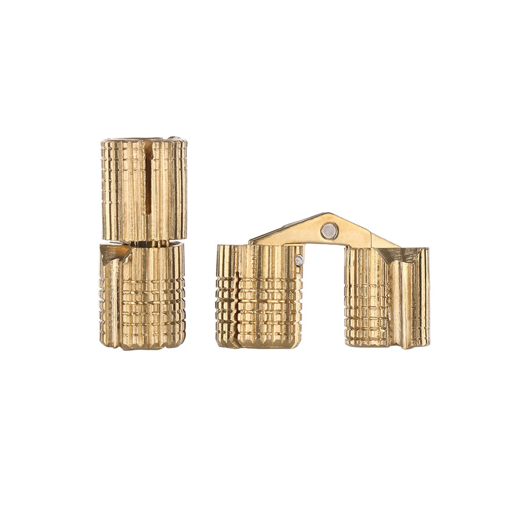 Brass Concealed Cylindrical Hinge for Gift Box & Cabinet Concealed Brass Hinge Richie's 8mm