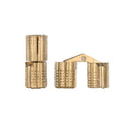 Brass Concealed Cylindrical Hinge for Gift Box & Cabinet Concealed Brass Hinge Richie's 8mm