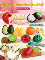 Kids DIY Fruit Simulation Feeding Toy Set – Pretend Play Kit Pretend Play Toy Set Richie's