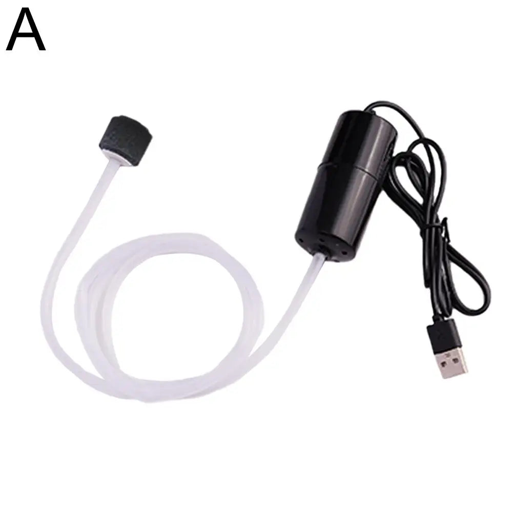 USB Mini Silent Aquarium Air Pump – Ultra Quiet Fish Tank Aerator Aquarium Air Pump Richie's A USB Type-C