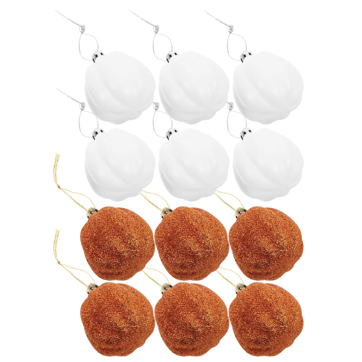 12 Pcs Mini Plastic Pumpkin Hanging Decorations – Fall Decor Seasonal Hanging Decor Richie's