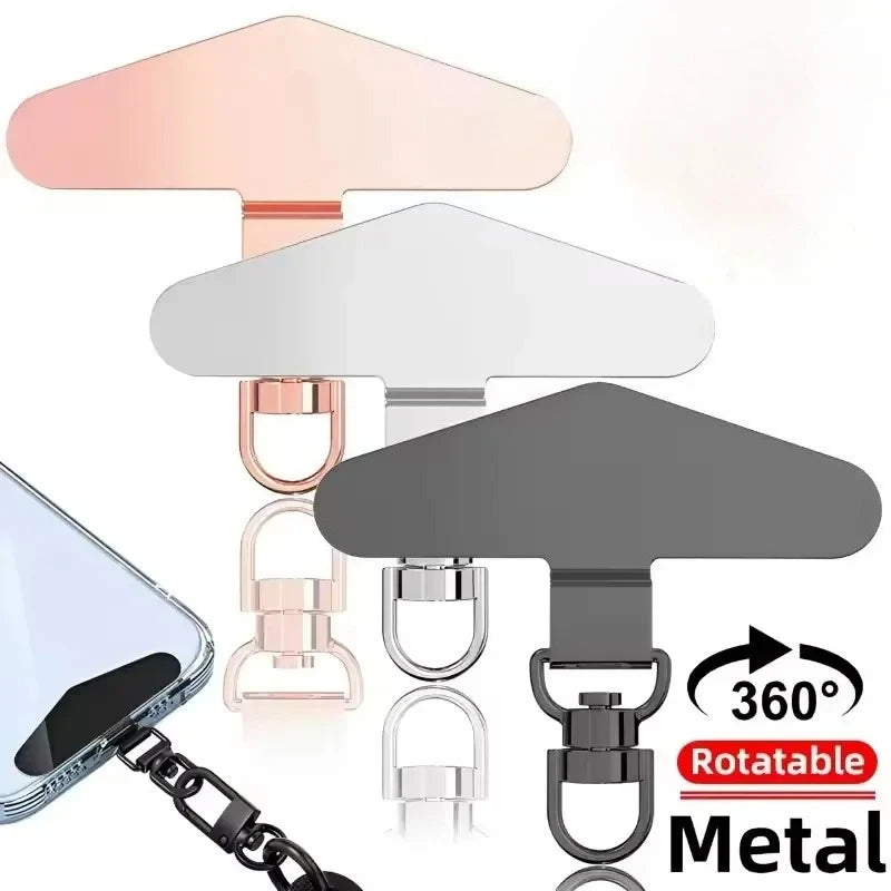 360° Rotatable Stainless Steel Phone Lanyard Clip Connector Phone Lanyard Clip Richie's