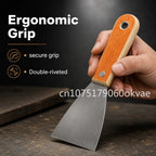 Carbon Steel Putty Knife Wood Handle 1–6 Inch | DIY Wall Tool Putty Knife Richie's
