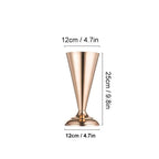 Golden Iron Flower Vase European Wedding Candle Holder Stand Decorative Flower Vase Richie's Gold S