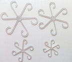 Plant Stem Support Clips & Flower Gathering Frame | Garden Plant Support Clips Richie's four sizes Clear