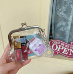 Transparent PVC Coin Purse with Iron Clasp – Mini Storage Bag Coin Purse Richie's