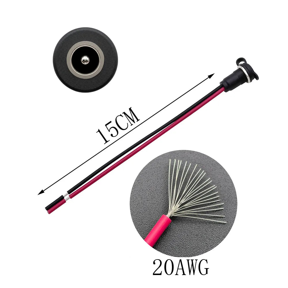 5.5x2.1mm DC Barrel Connector Kit – Male Plug & Female Jack DC Barrel Connector Kit Richie's