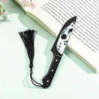 Gothic Bookmark with Black Tassel | Horror Halloween Gift Gothic Bookmark Richie's
