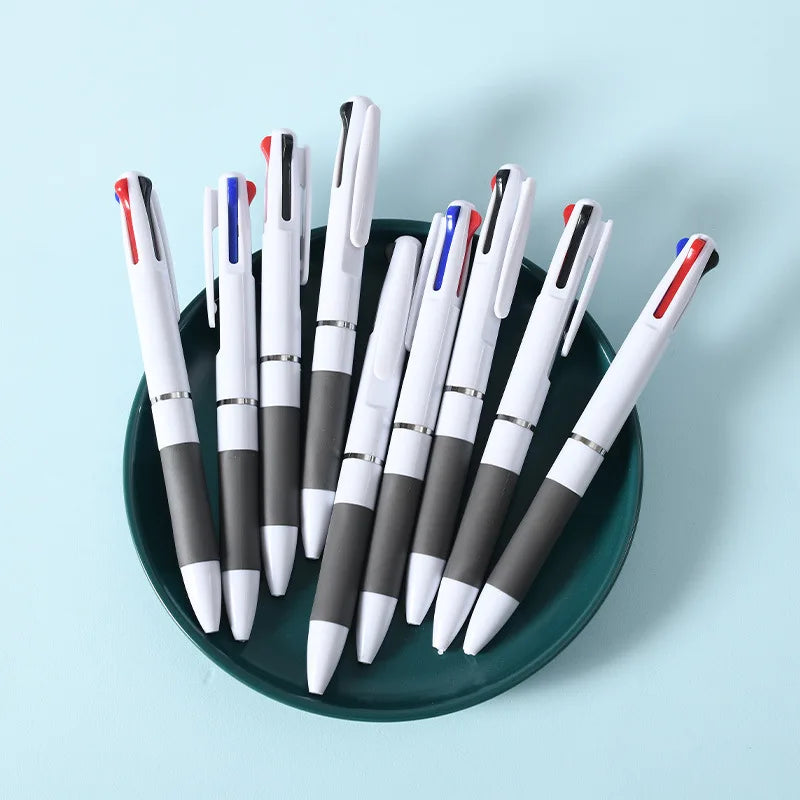 3-in-1 Multicolor Retractable Ballpoint Pens | 3/6/10 Pack Multicolor Ballpoint Pens Richie's white-9pcs