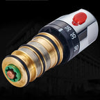 Brass Thermostatic Shower Faucet Concealed Mixing Valve Chrome Thermostatic Shower Faucet Richie's Thermostatic spool1