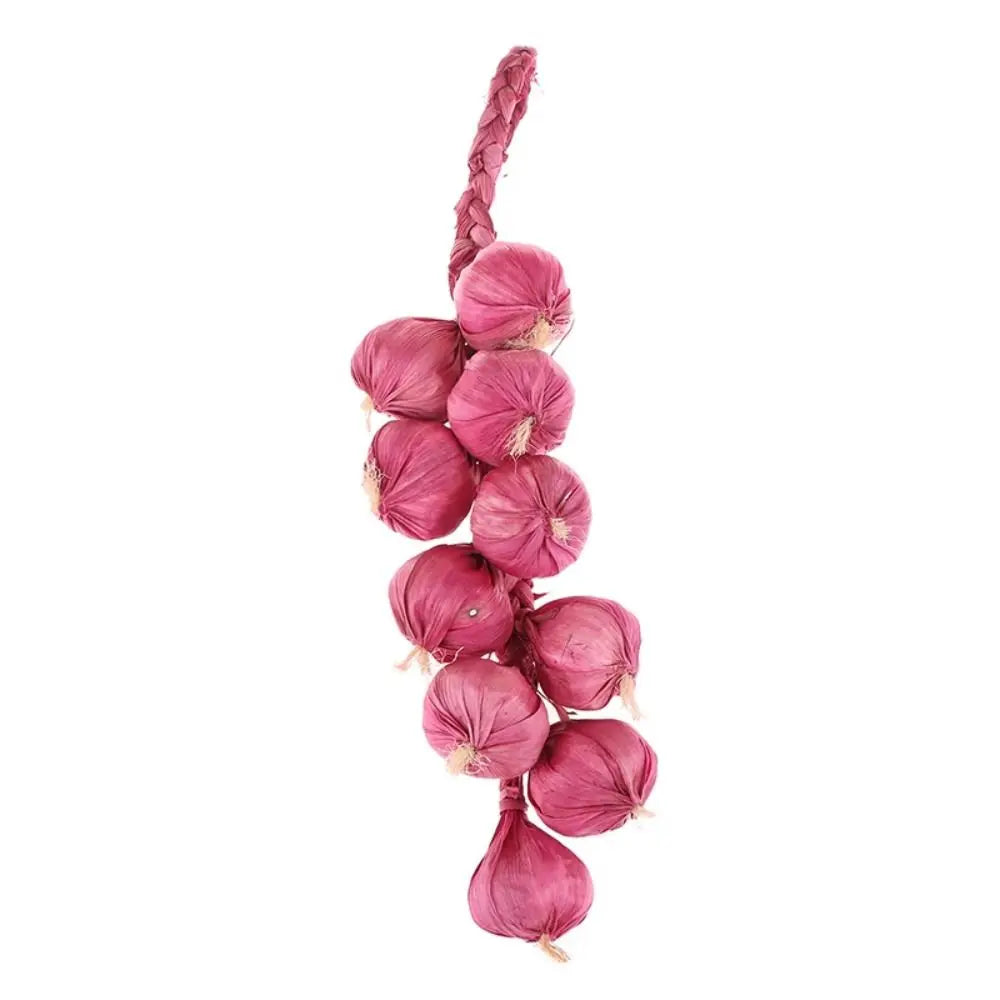 Artificial Foam Vegetable String Hanging Kitchen Home Decor Artificial Hanging Decor Richie's Purple garlic
