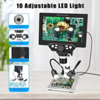 7" HD LCD Digital Microscope 12MP 1200X – Soldering & Repair Digital Microscope Richie's