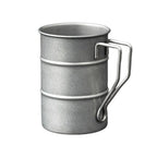 Retro Stainless Steel Mug 380/500ml – Camping & Picnic Cup Stainless Steel Mug Richie's Sliver 380ML <50ml