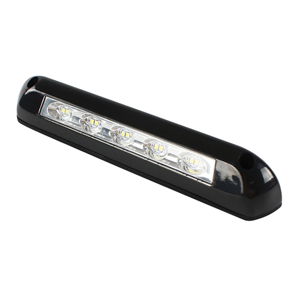 12V RV LED Awning Porch Light 10 LED 6000K IP67 Waterproof RV Awning Porch Light Richie's Black
