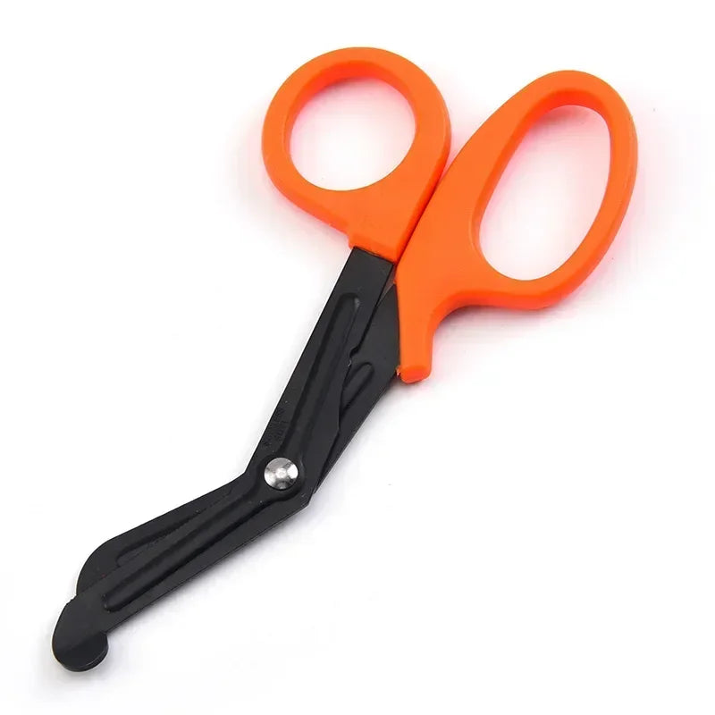 Curved Stainless Steel Gauze Scissors – Bandage Cutting Tool Gauze Bandage Scissors Richie's Orange