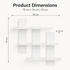 Minimalist 3-Layer Wall Mounted Floating Shelf Rack Floating Wall Shelf Richie's