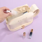 Elegant PU Leather Cosmetic Bag Travel Makeup Organizer Pouch Cosmetic Makeup Bag Richie's