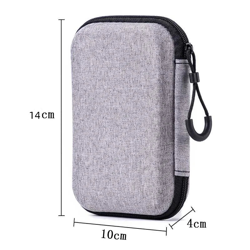 EVA Hard Case for R36S R35S Handheld Game Console Storage Bag Game Console Case Richie's Gray