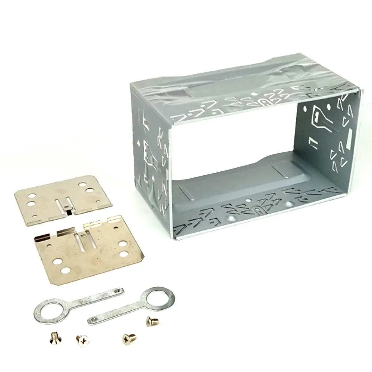 Universal Double Din Radio Mounting Frame Metal Cage Kit Radio Mounting Frame Richie's Metal Frame Hardware