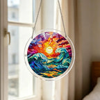 Acrylic Puzzle Suncatcher – DIY Stained Glass Window Hanging Decor Window Suncatcher Richie's